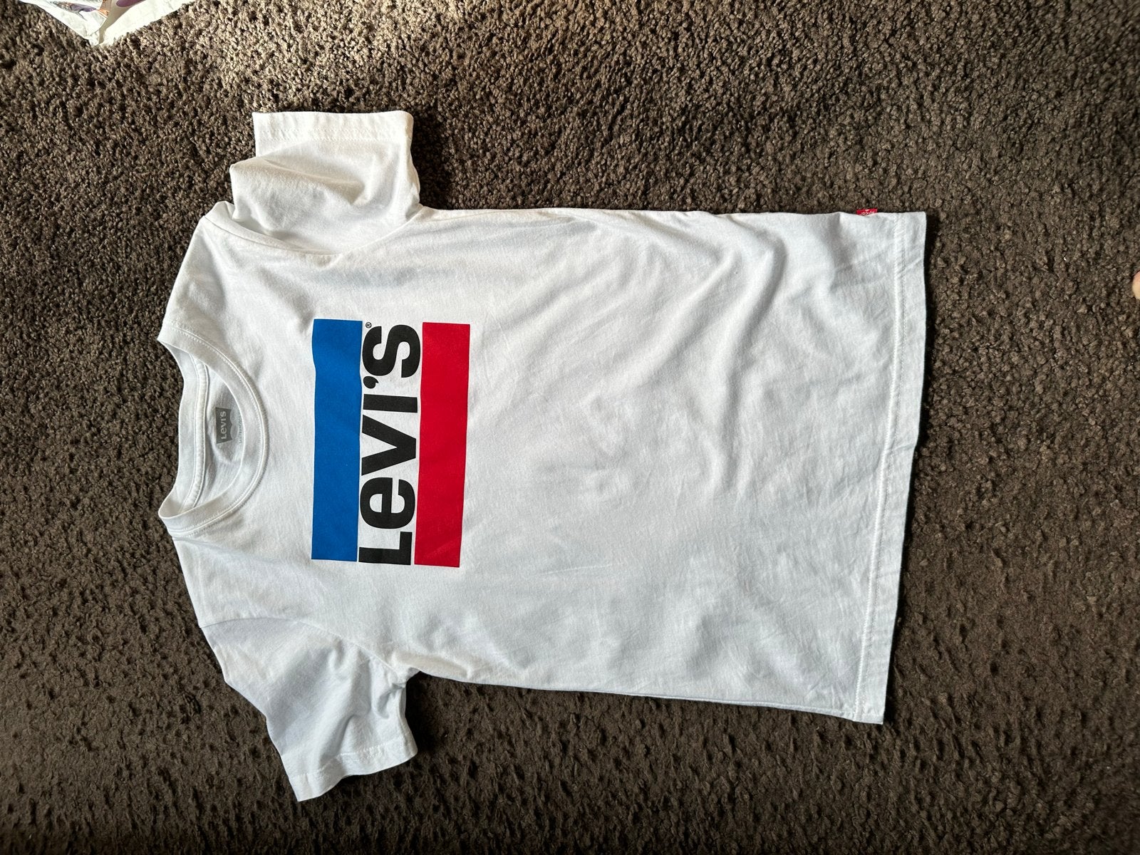 Levi's T-shirt wit met logo - Maat L (12-13 jaar), Ophalen of Verzenden, Zo goed als nieuw