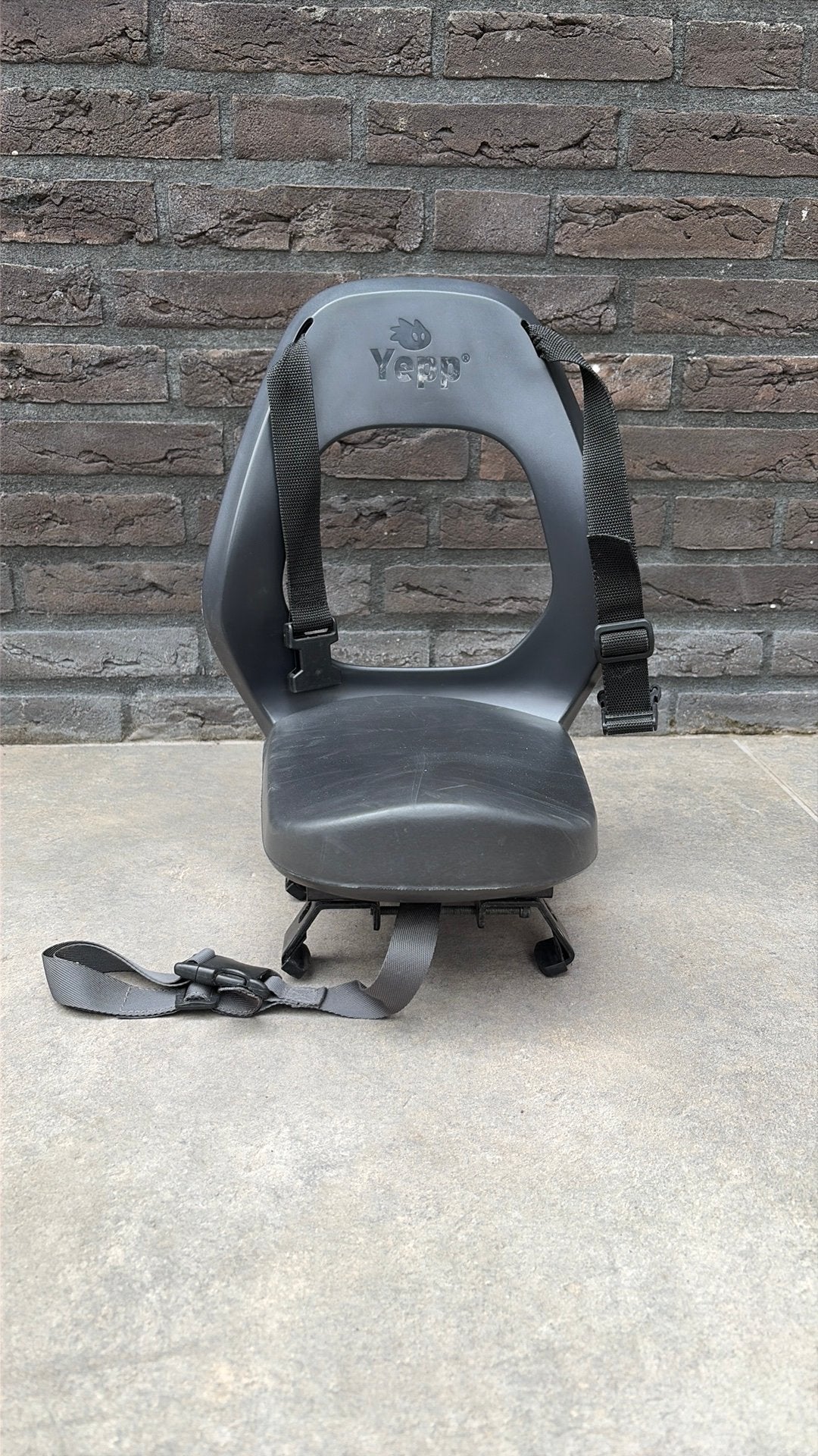 Yepp junior achterzitje, Fietsen en Brommers, Fietsaccessoires | Fietsstoeltjes, Ophalen, Achterzitje, 15 t/m 36 kg, Gebruikt
