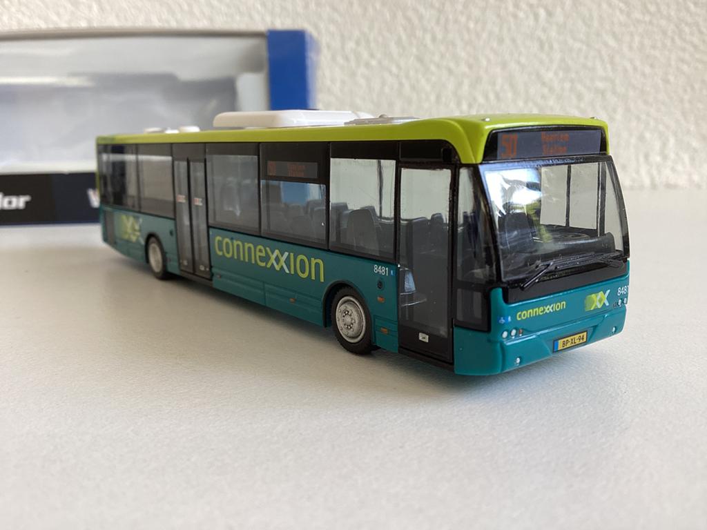VDL Ambassador CXX (lijn 50 Haarlem) 1:87 Nieuw Holland Oto, Hobby en Vrije tijd, Modelauto's | 1:87, Ophalen of Verzenden, Nieuw