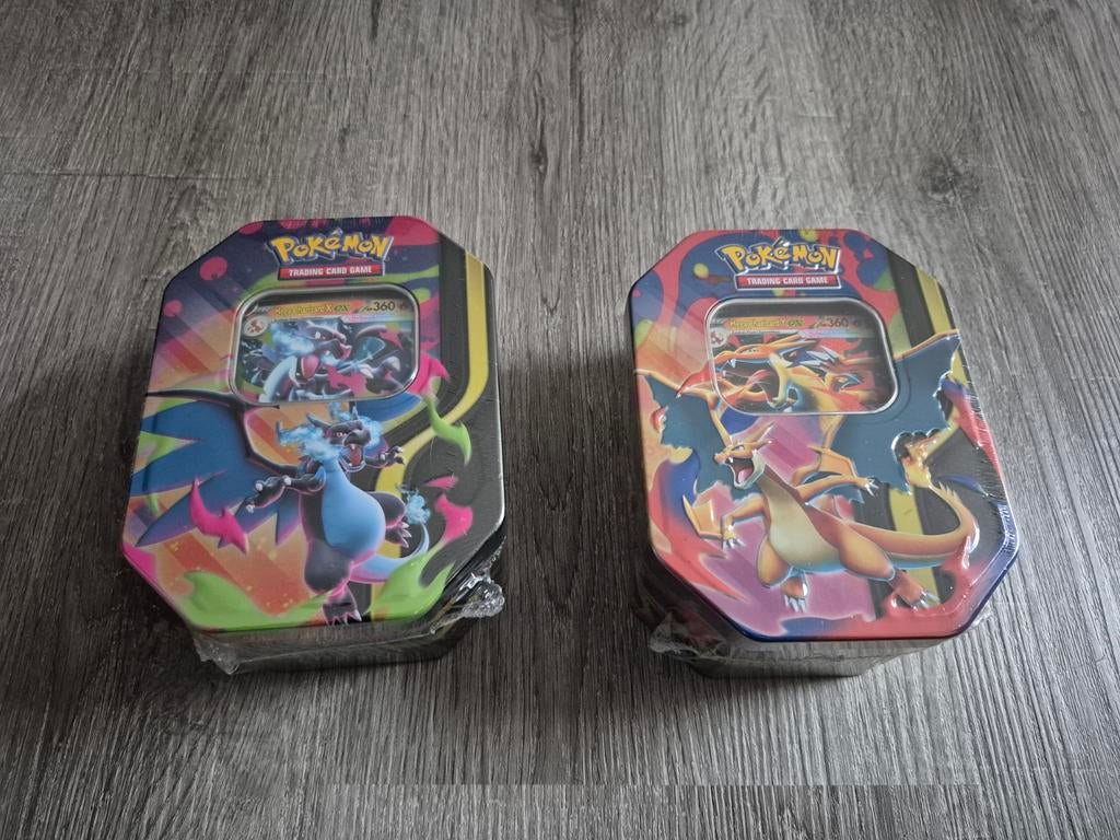 MEGA CHARIZARD X & Y EX TIN | POKEMON, Verzenden, Mega, Losse flippo's
