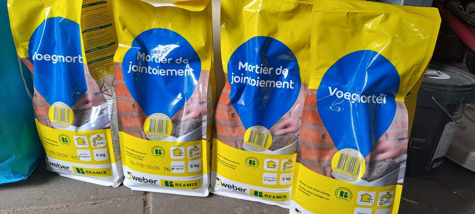 Voegmortel, Doe-het-zelf en Verbouw, Tegels, Ophalen, Overige materialen, Wandtegels, Nieuw
