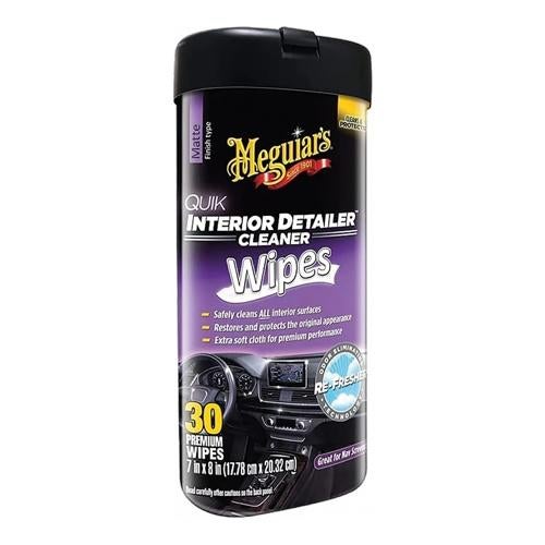 Meguiars Quik Interior Detailer Cleaner Wipes, Ophalen of Verzenden