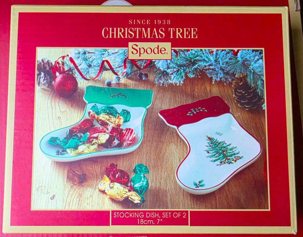Spode Christmas Tree . Schalenset, Ophalen of Verzenden, Nieuw
