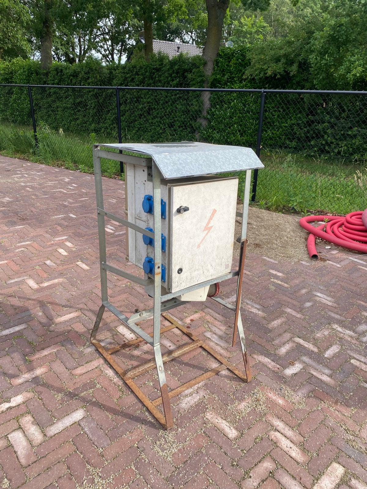 Bouwstroomkast / krachtstroomverdeler 230V & 400V compleet, Ophalen of Verzenden, Zo goed als nieuw, 500 watt of meer