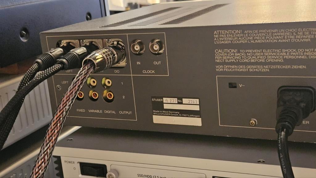 Studer A727 professionele CD speler met defect, Ophalen