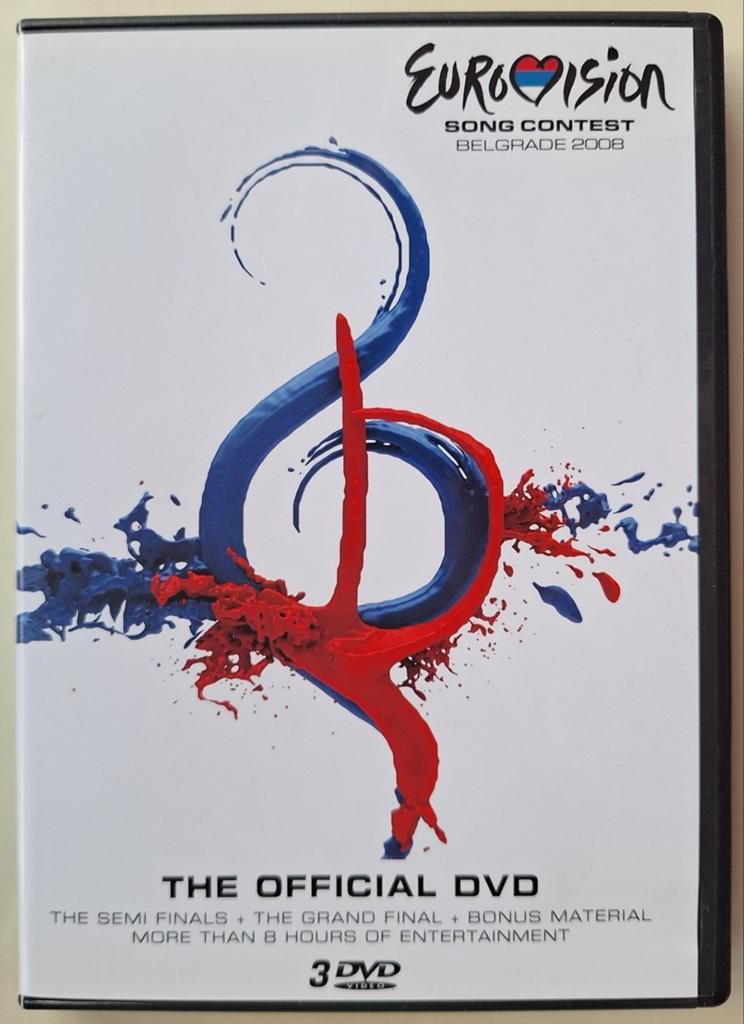 Eurovision Song Contest Belgrado 2008 - Officiële 3-DVD, Gebruikt, Alle leeftijden, Boxset, Muziek en Concerten