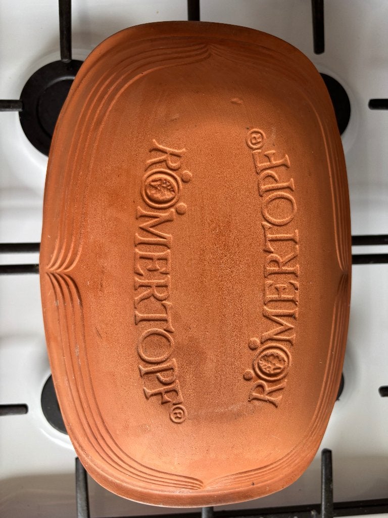 Vintage Romertopf, Huis en Inrichting, Keuken | Potten en Pannen, Overige materialen, Stapelbaar, Overige typen, Ophalen of Verzenden