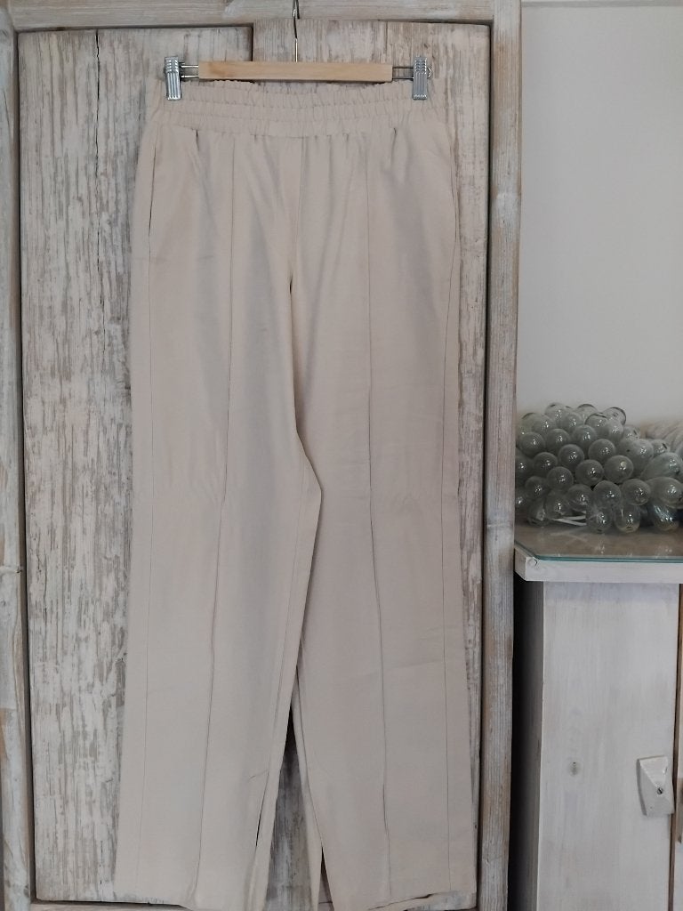 Yaya broek met steekzakken en splitten, maat 38, Maat 38/40 (M), Beige, Ophalen of Verzenden, Zo goed als nieuw