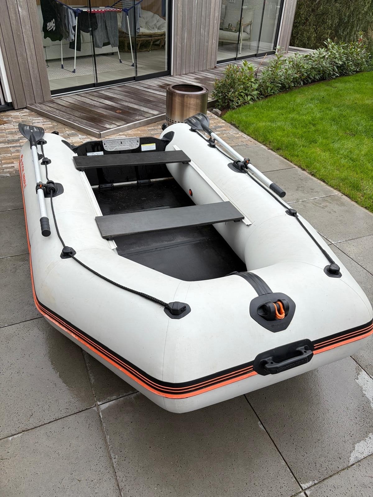 Kolibri 300 rubberboot met Suzuki 4-takt buitenboordmotor, Ophalen, Gebruikt