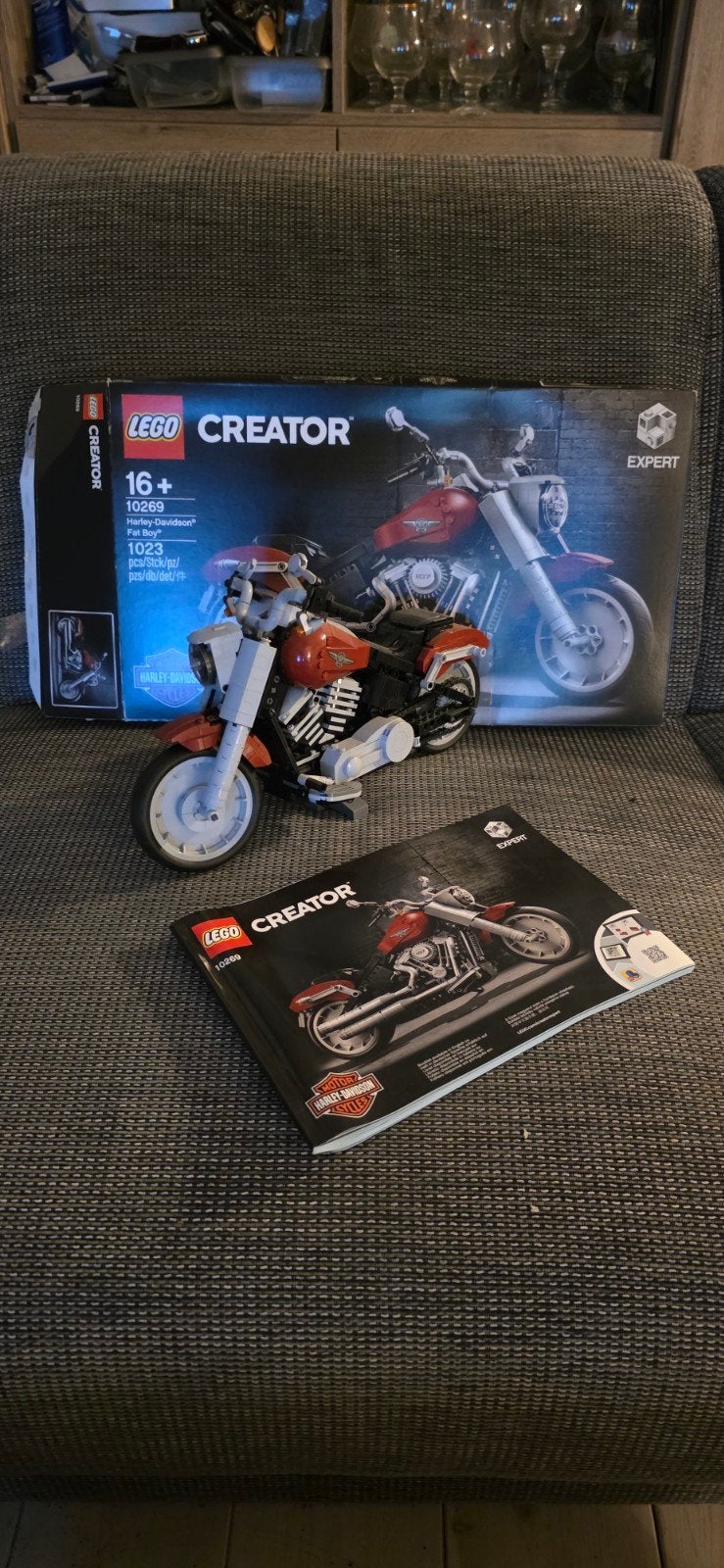 lego Harley davidson, 1:32 tot 1:50, Overige typen, Zo goed als nieuw, Ophalen