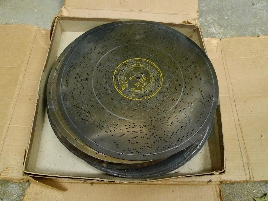 35 PLATEN VOOR SYMPHONION SPEELDOOS, DIAMETER 34,5 CM, Antiek en Kunst, Ophalen of Verzenden