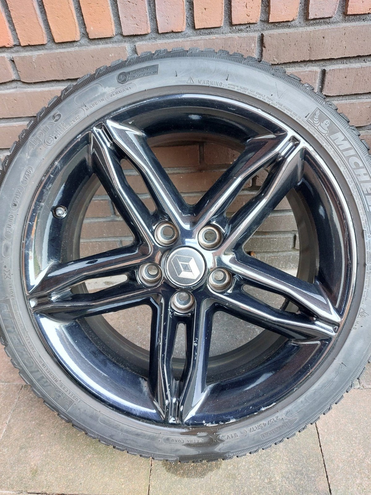 17 inch Ford velgen met Michelin Alpin 5 winterbanden, Ophalen, Gebruikt, Ford