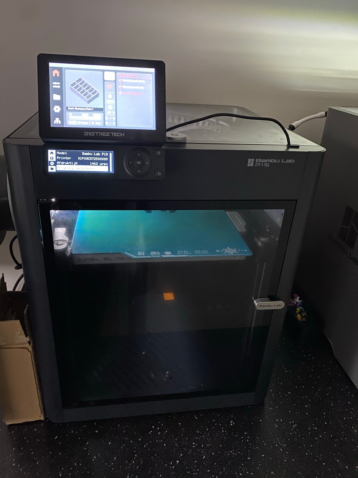 Bambu Lab P1S 3D-printer met Panda Touch - Zo goed als nieuw, Computers en Software, 3D Printers, Ophalen, Ingebouwde Wi-Fi, Zo goed als nieuw