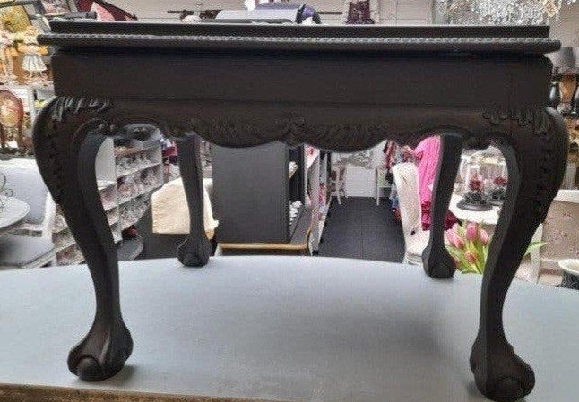 Mooie zwarte barok bijzet tafeltje, Ophalen