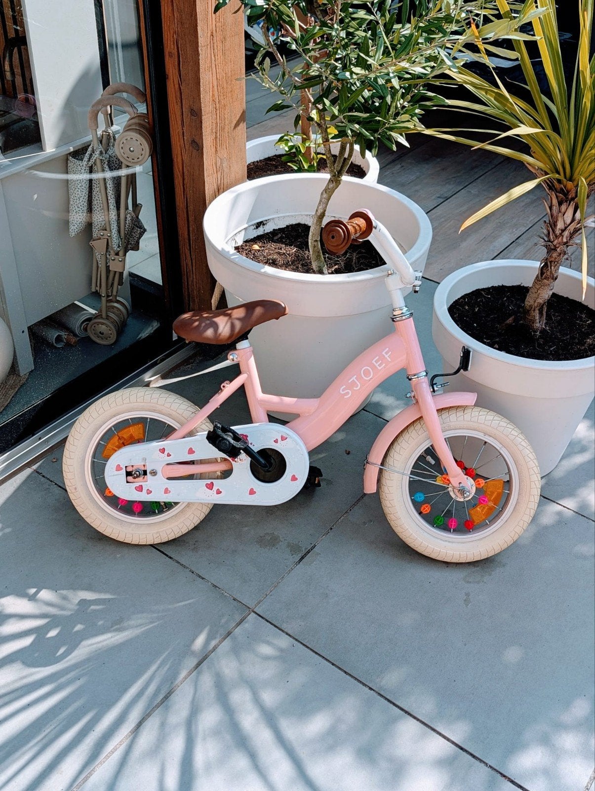 Super leuk roze Sjoef kinderfietsje – 12 inch 

Leu, Ophalen, Gebruikt