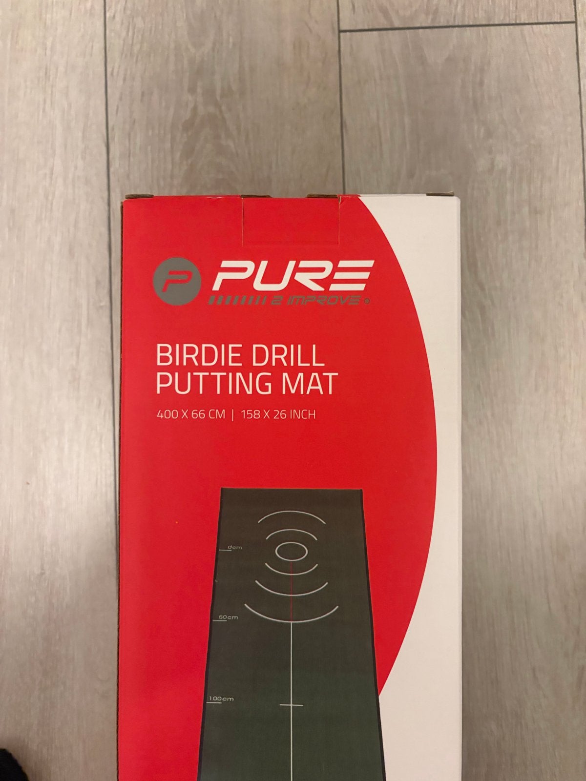 Pure2Improve Birdie Drill Putting Mat - 400x66 cm, Ophalen, Nieuw, Overige typen, Overige merken