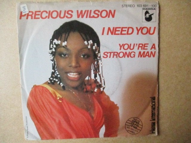 s5343 precious wilson - i need you, Ophalen, Gebruikt, 7 inch, Overige genres