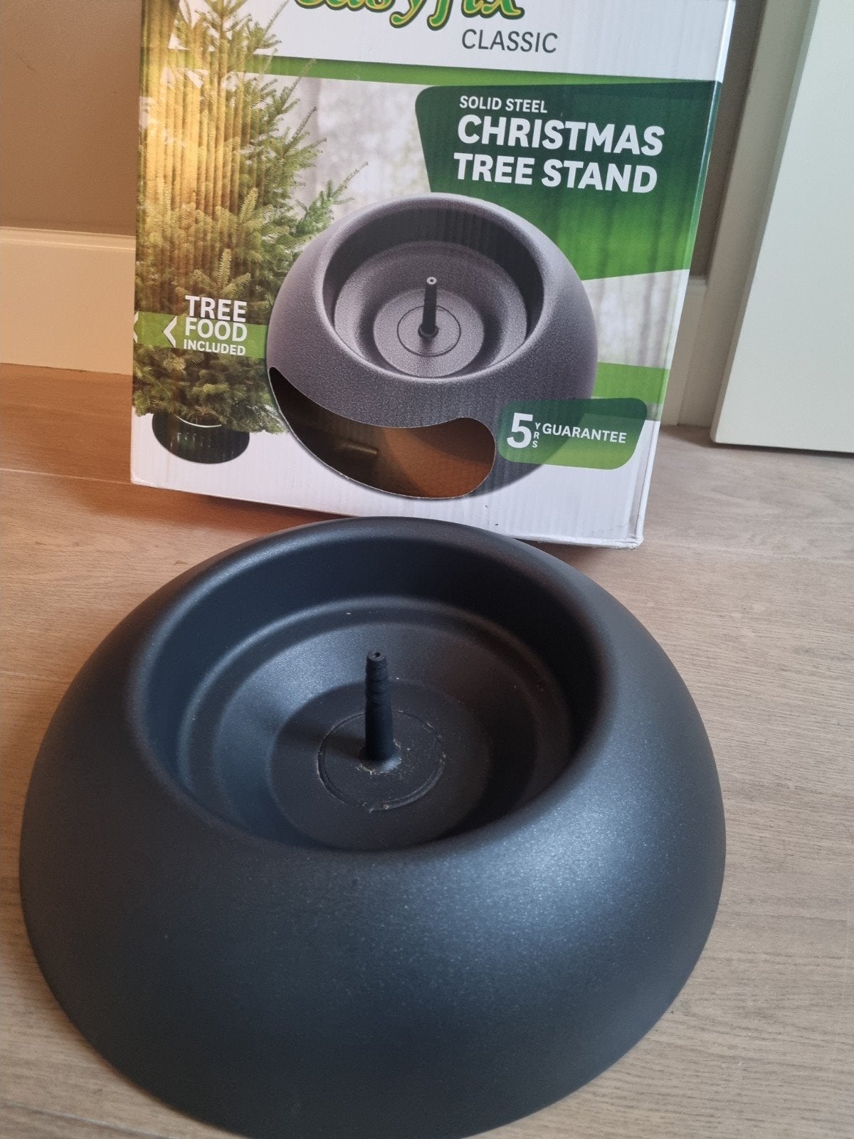 Easyfix classic kerstboomstandaard van massief staal, Diversen, Kerst, Zo goed als nieuw, Ophalen of Verzenden