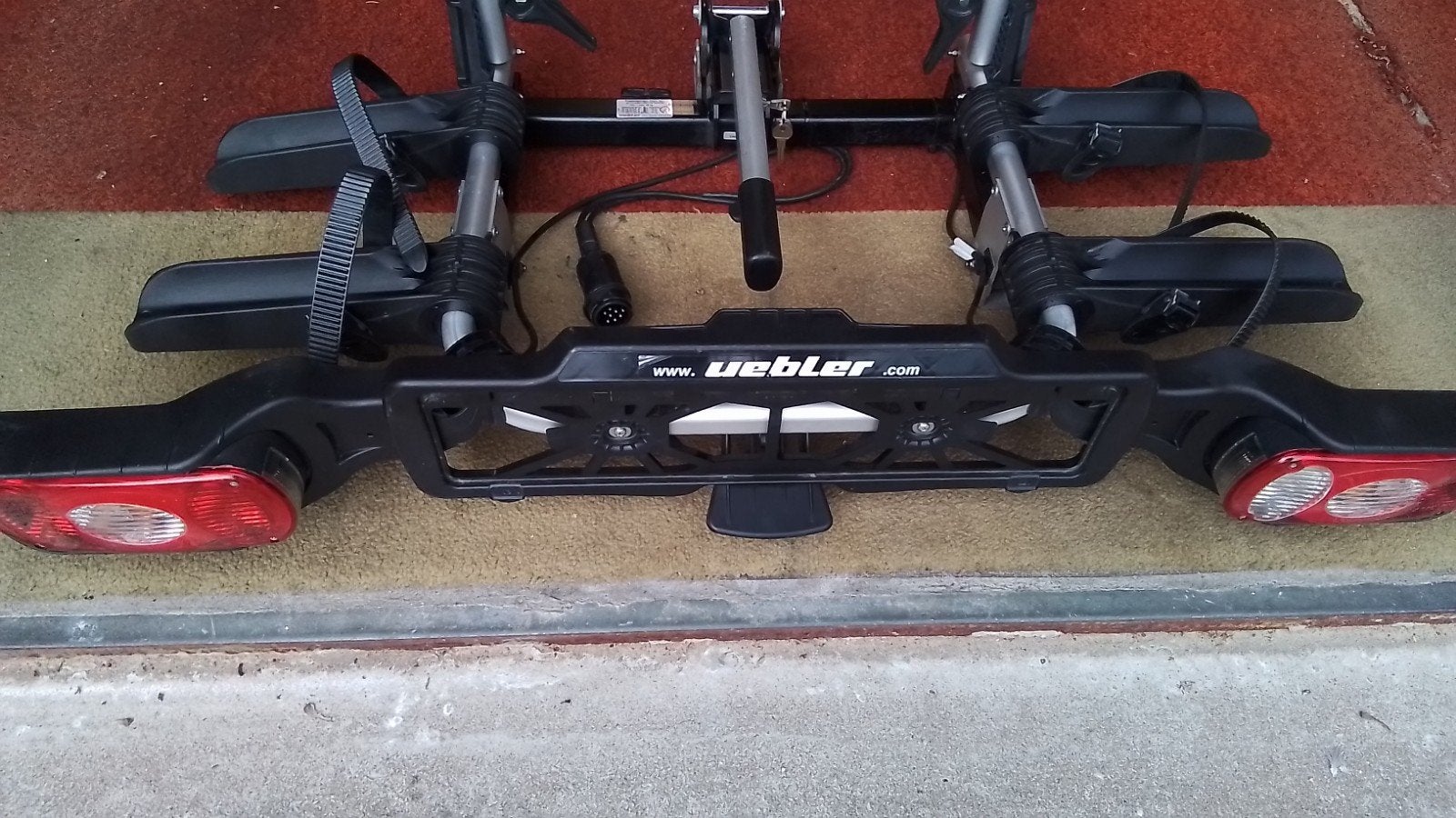 UEBLER X21 NANO FIETSDRAGER, Auto diversen, Ophalen, Gebruikt, 2 fietsen, Trekhaakdrager