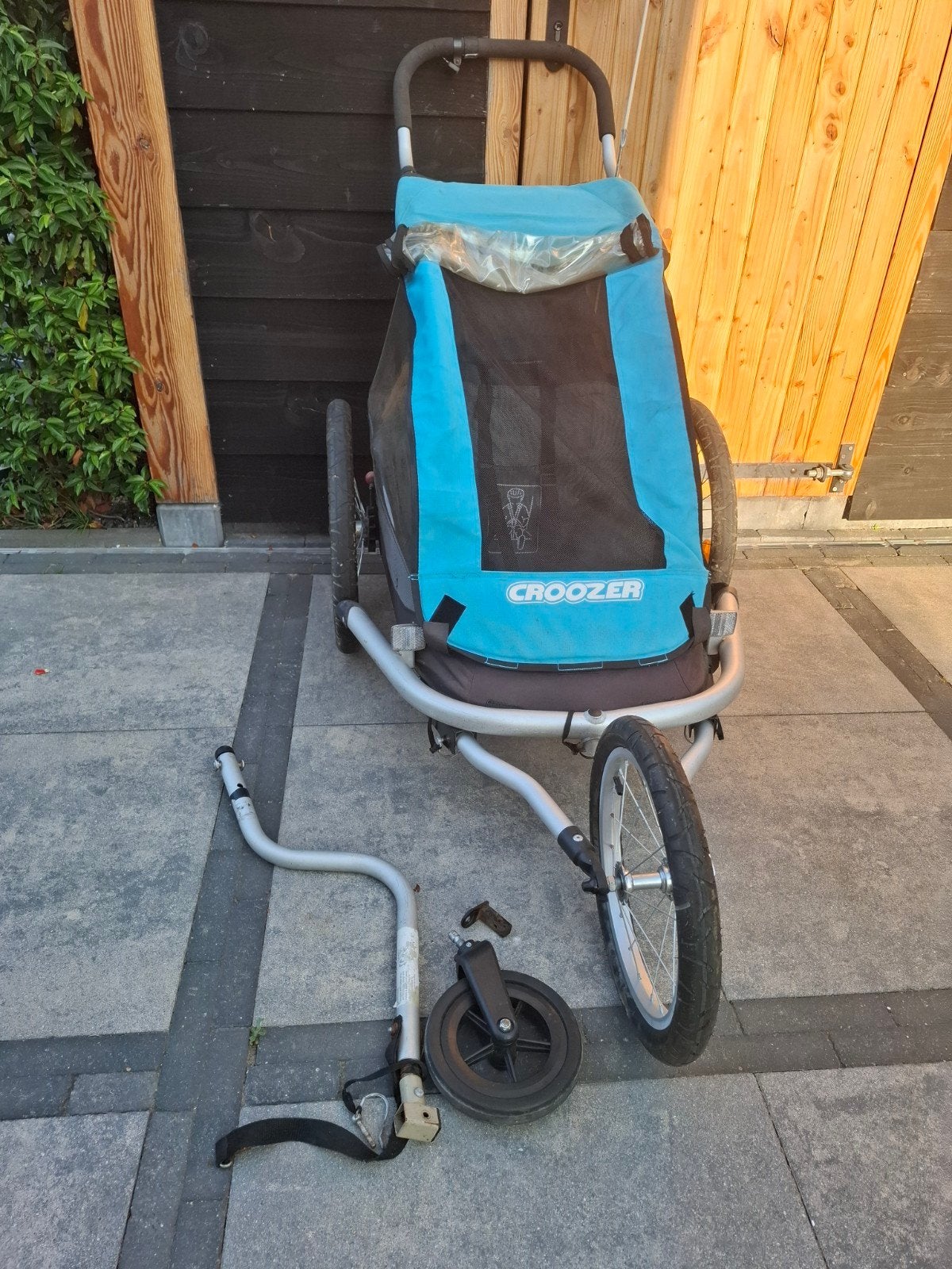 Croozer Kid for 1: 3-in-1 fietskar, buggy en wandelwagen, Ophalen
