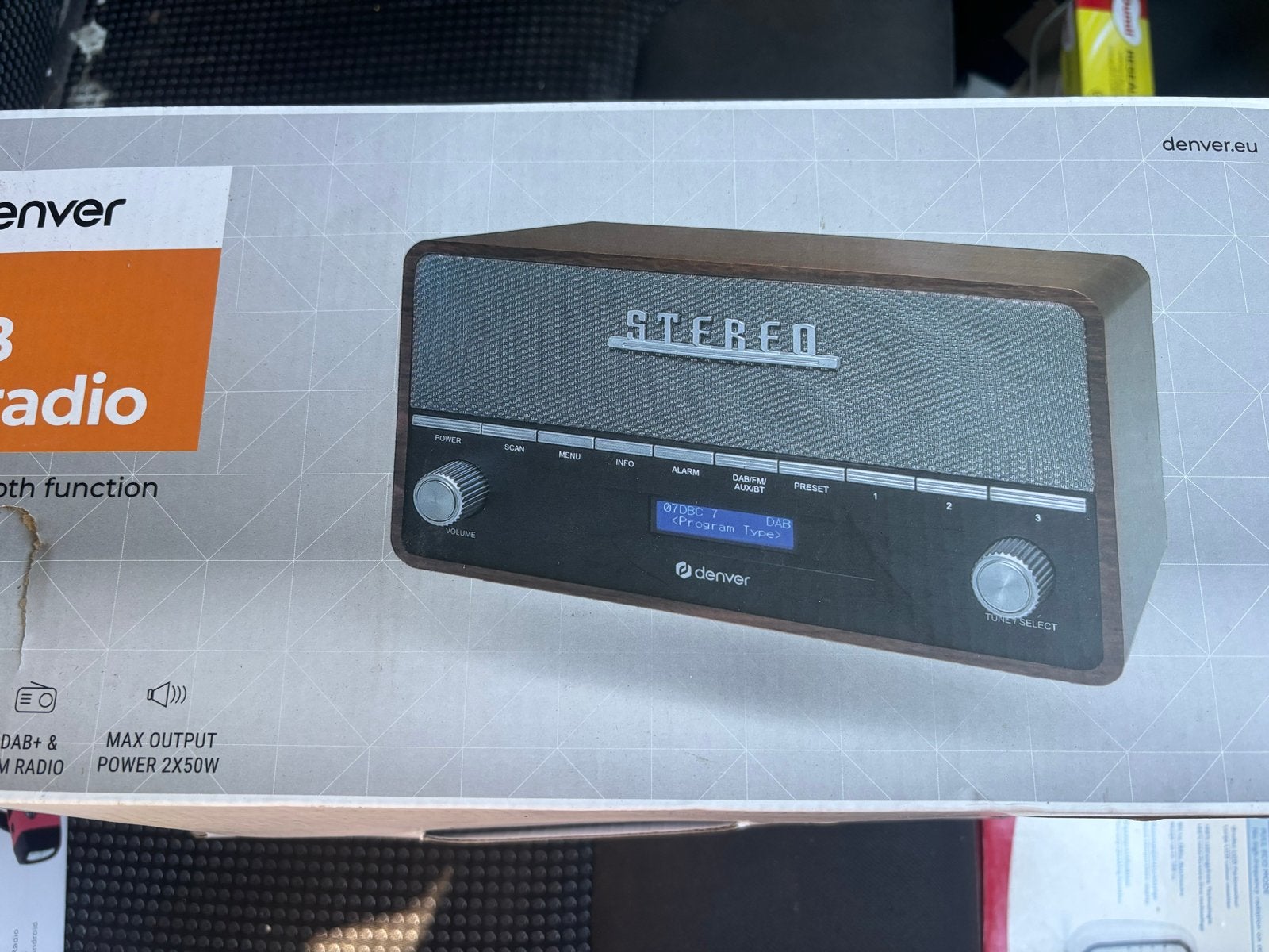 Denver XL Groot DAB+ FM Radio met Bluetooth - Nieuw, Den, Den, Den, Ophalen of Verzenden