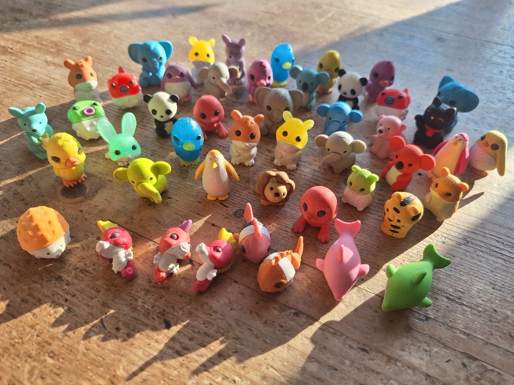 Leuke dierengummetjes, Ophalen of Verzenden, Zo goed als nieuw, Knutselen