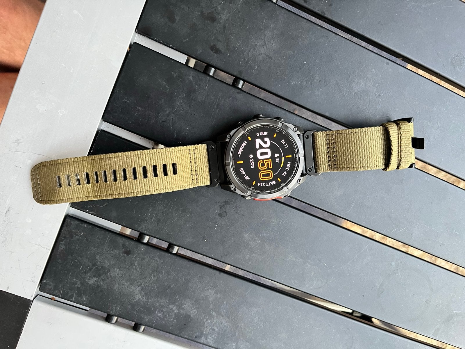 Garmin Fenix  8 Amoled, Zwart, Ophalen of Verzenden, Zo goed als nieuw, Waterdicht