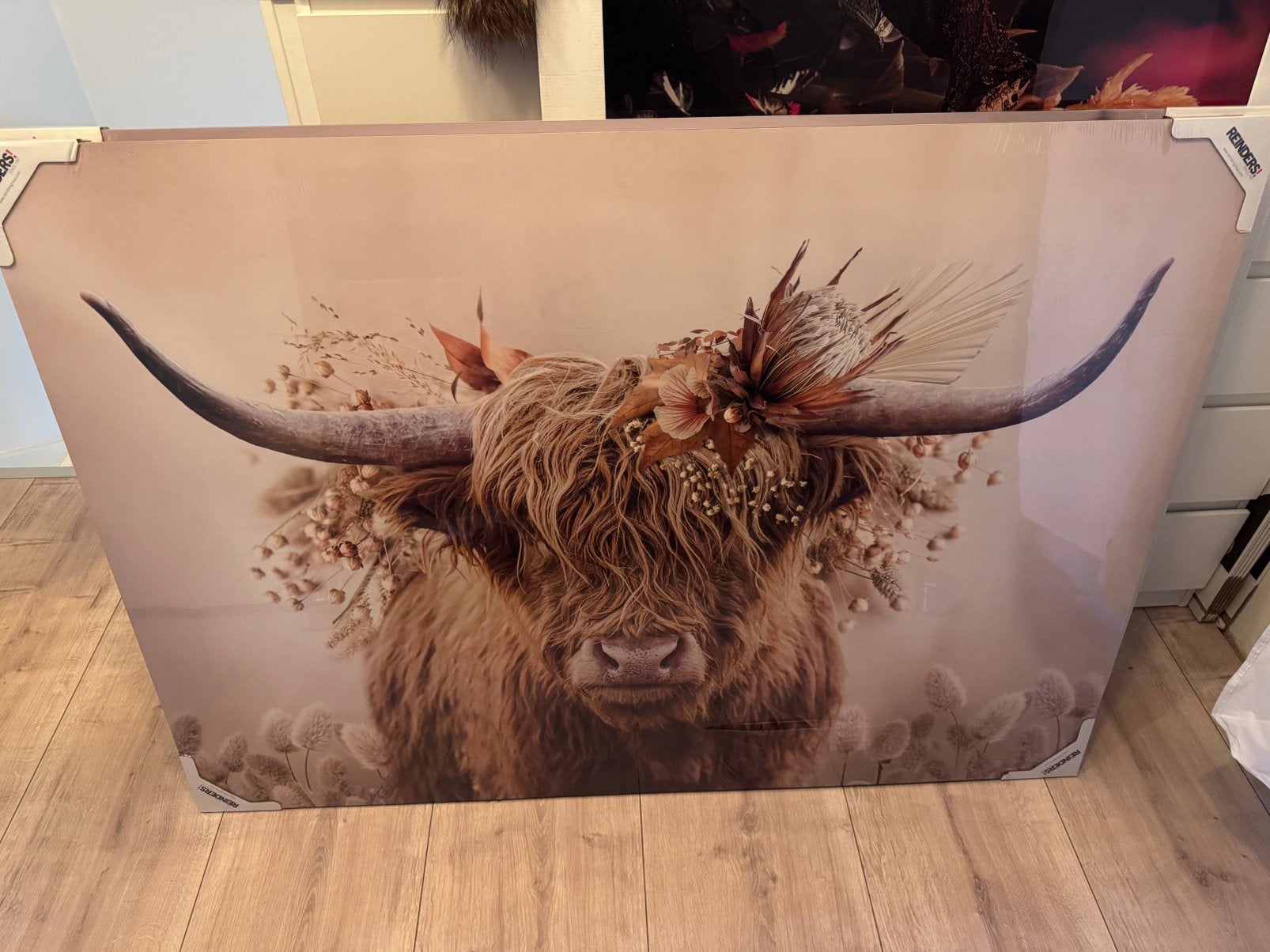 Reinders schilderij 100x140 nieuw!, Ophalen, Nieuw, 125 cm of meer, Schilderij