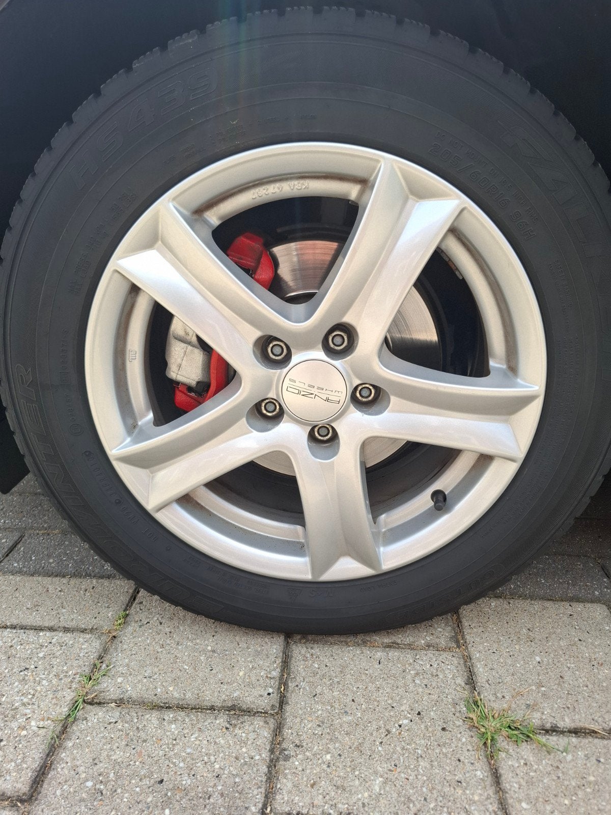 Anzio sprint velgen 16 inch, Gebruikt, 16 inch, Banden en Velgen, Personenwagen