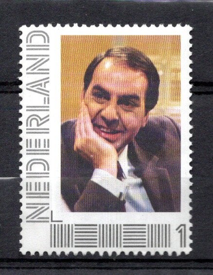 gestempelde zegel persoonlijke willem duijs uit serie van 36, Verzenden, Na 1940, Gestempeld