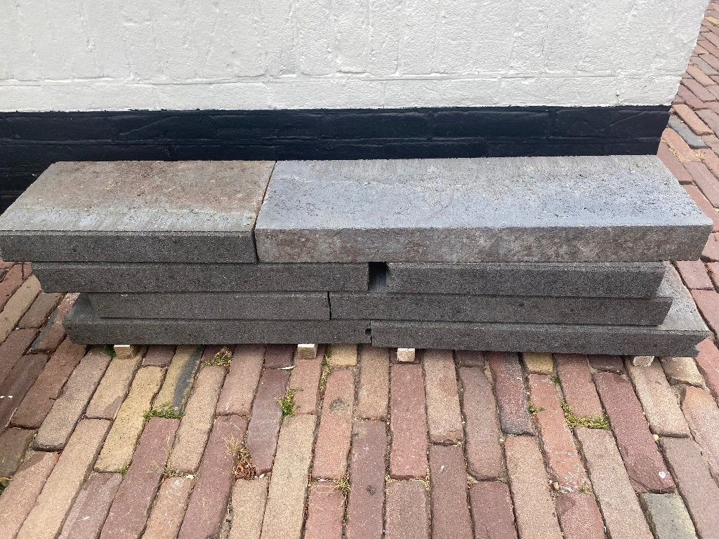Opsluitbanden beton, Tuin en Terras, Ophalen, Gebruikt, Overige typen, Minder dan 5 m²