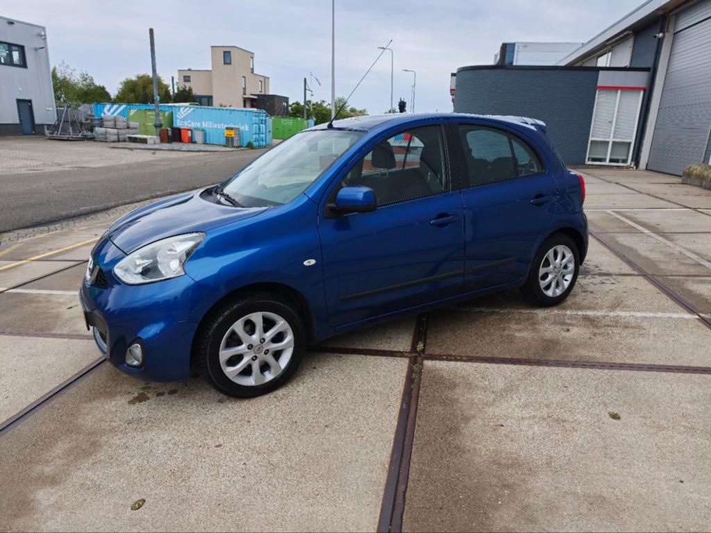 Nissan Micra 1.2 DIG-S 98PK Airco/Cruise Control/Nap/Apk, Voorwielaandrijving, Euro 5, Stof, 40 €/maand