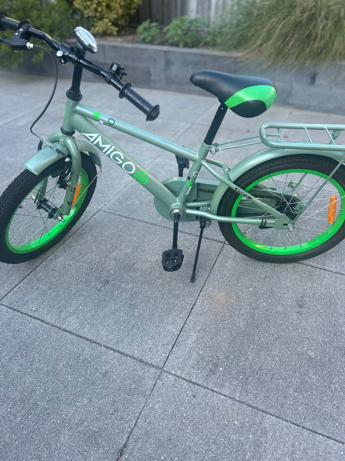 Amigo BMX Kinderfiets 16 inch - Zo goed als nieuw, Ophalen, Zo goed als nieuw, Velgrem, 16 tot 20 inch