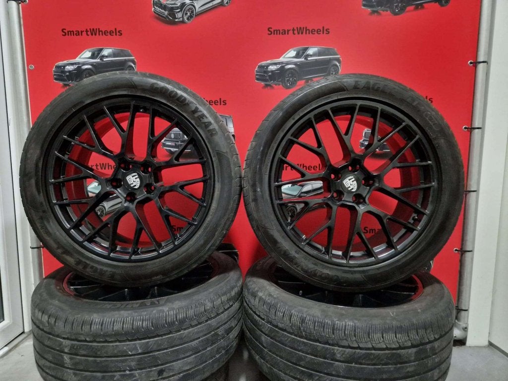 20 inch ORIGINEEL PORSCHE MACAN GTS SPYDER VELGEN EN BANDEN, Niet ingevuld, 265 mm, Banden en Velgen, Niet ingevuld