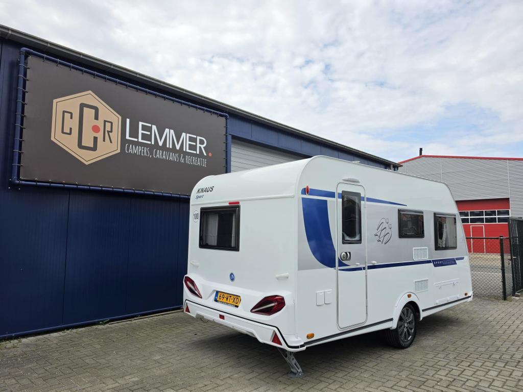 Knaus Sport 420 QD 1e eigenaar, Oven etc., Bedrijf, Treinzit, Tot en met 3, 5 tot 6 meter