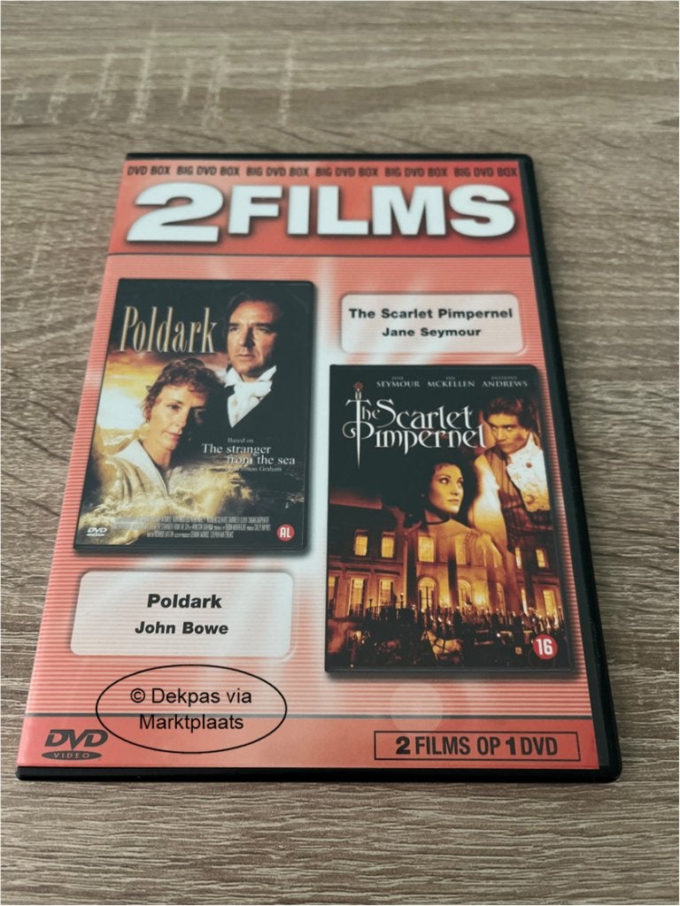 Dvd The Scarlet Pimpernel / Poldark, Alle leeftijden, Ophalen of Verzenden, Gebruikt