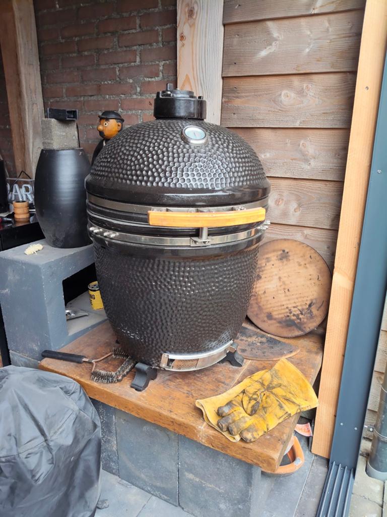 Kamado large, Tuin en Terras, Houtskoolbarbecues, Ophalen of Verzenden