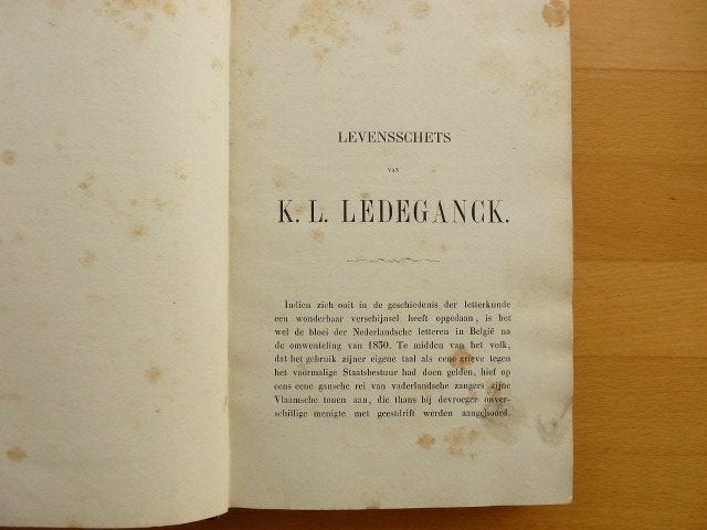 Gedichten van K.L. Ledeganck 1868, Ophalen of Verzenden, Gelezen