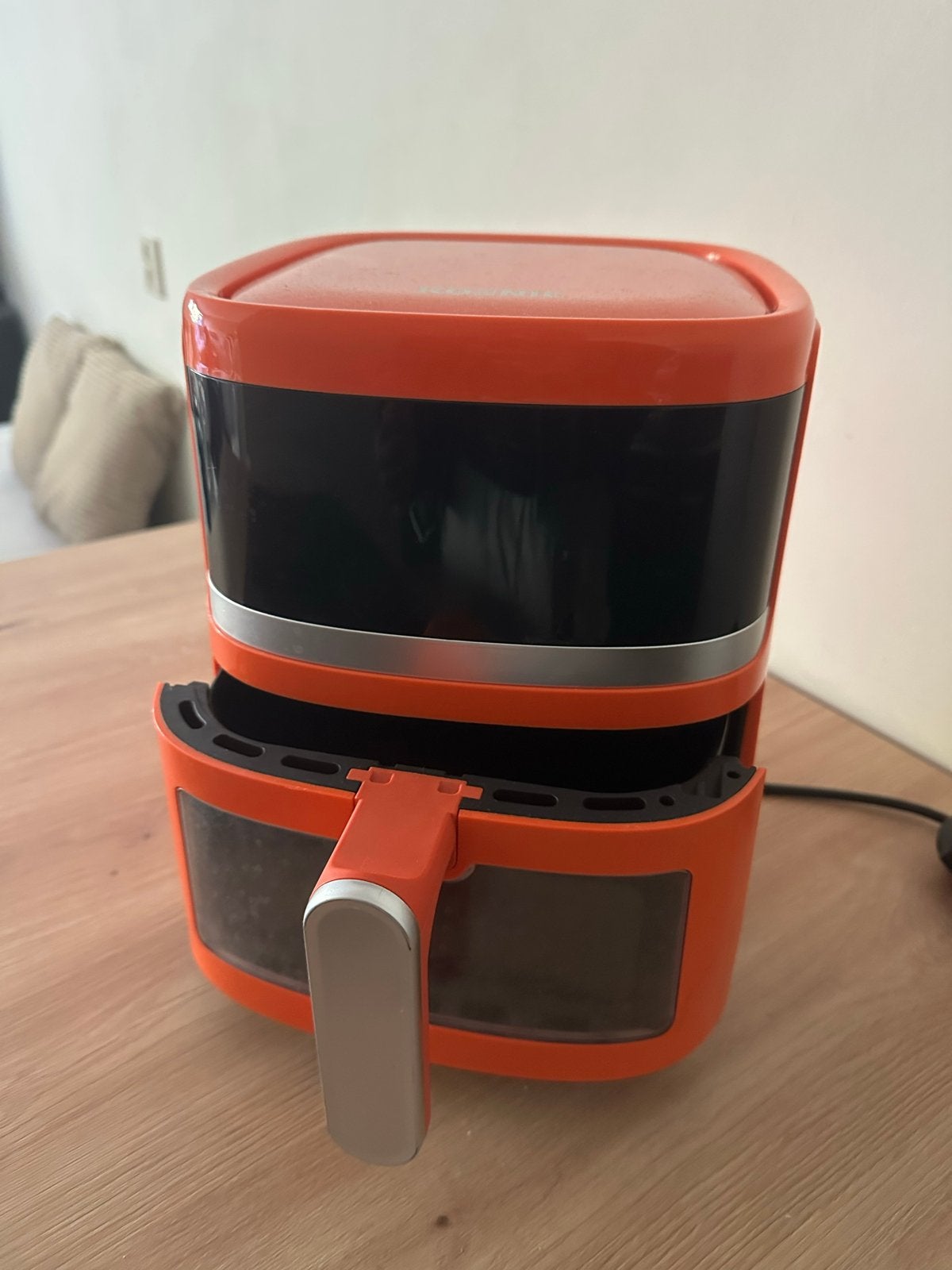 Koenic Airfryer - Oranje, Zo goed als nieuw, Ophalen, Zo goed als nieuw, Airfryer, 750 t/m 999 gram