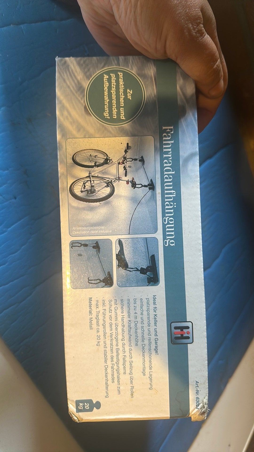 Om je fıets op te hangen, Ophalen, Zo goed als nieuw