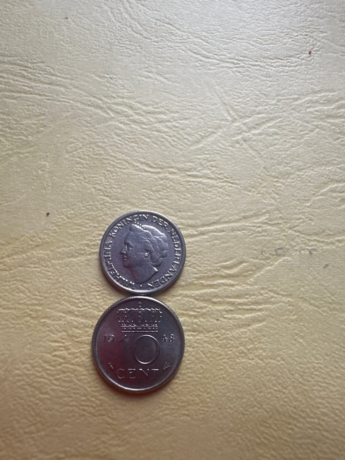 66 Dubbeltjes 1948 Koningin Wilhelmina, Postzegels en Munten, Ophalen of Verzenden, Koningin Wilhelmina, 10 cent, Losse munt