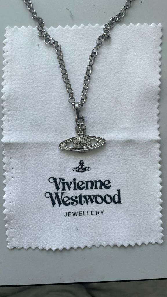 Vivienne Westwood ketting, Sieraden, Tassen en Uiterlijk, Kettingen, Ophalen of Verzenden, Zo goed als nieuw, Zilver, Overige materialen