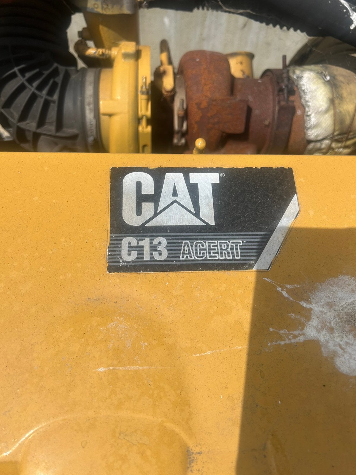 Cat C13 diesel motor, Ophalen
