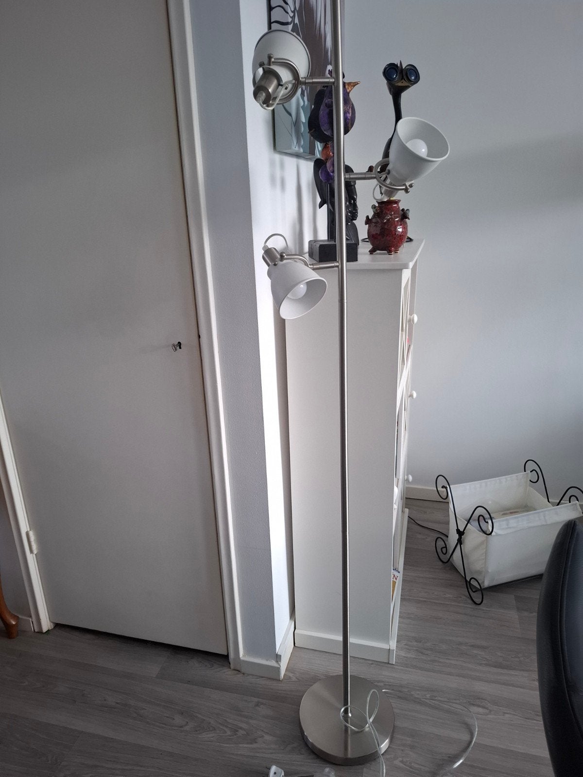 vloerlampen, Huis en Inrichting, Lampen | Vloerlampen, Ophalen, Zo goed als nieuw, Metaal, 150 tot 200 cm