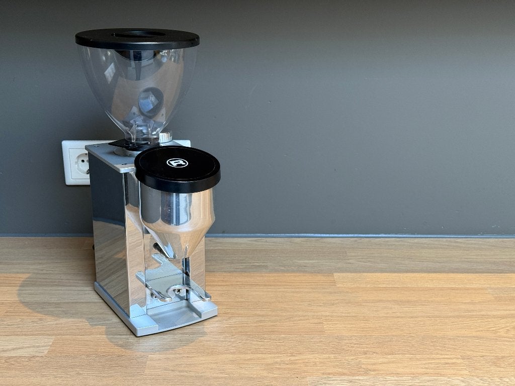 Rocket Faustino 3.1 Koffiemolen Full Chrome, Garantie, Rocket, Gebruikt, Overige merken, Ophalen of Verzenden