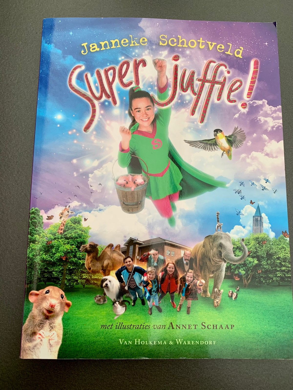 TE KOOP: boek van Janneke Schotveld - Superjuffie!, Ophalen of Verzenden, Zo goed als nieuw, Fictie algemeen