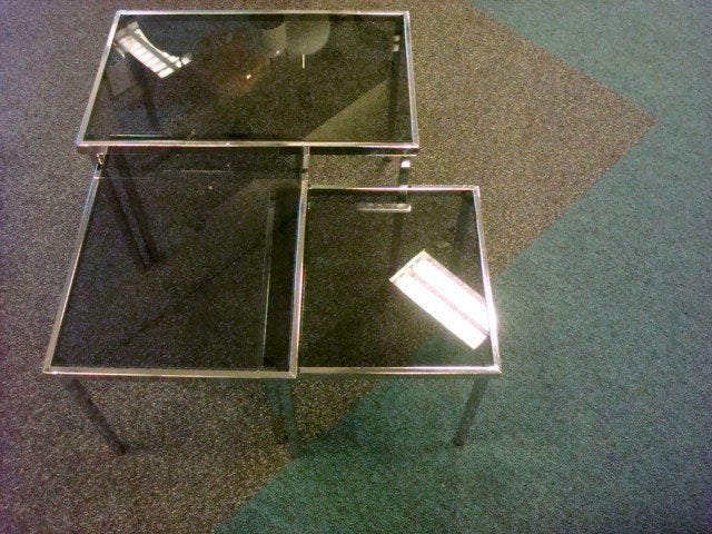 VINTAGE DEENS EN DESIGN SET TAFELS VAN 3, Ophalen, Huis en Inrichting