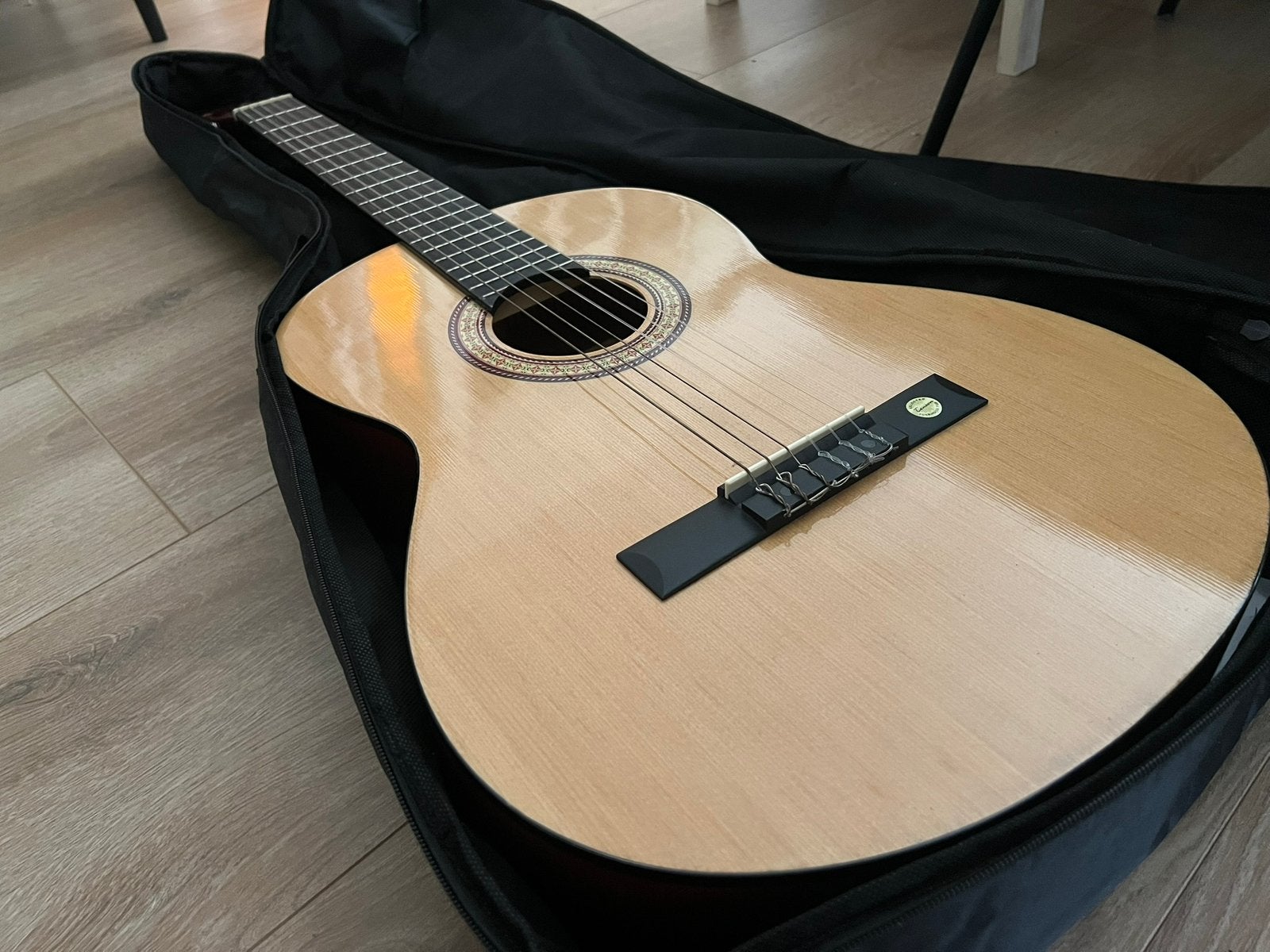 Tenson Classic Student 4/4 Classical Guitar + Gig Bag, Ophalen, Zo goed als nieuw, Klassieke of Spaanse gitaar