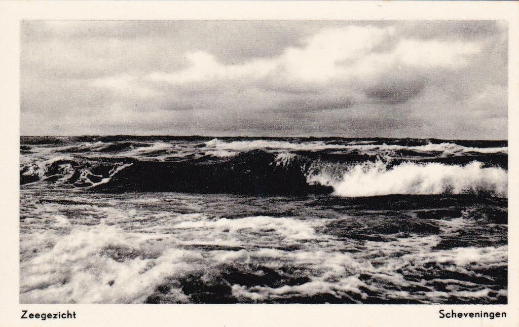 08214 Scheveningen - Zeegezicht, Verzenden, 1940 tot 1960, Ongelopen, Zuid-Holland