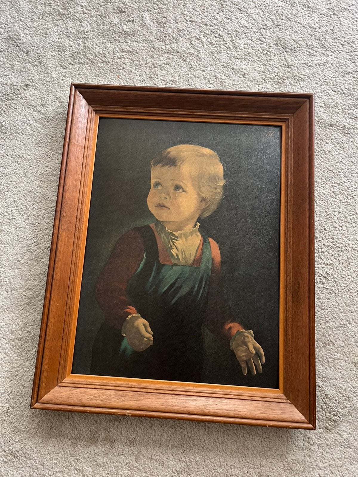 Childhood schilderij, Antiek en Kunst, Kunst | Schilderijen | Klassiek, Ophalen, Overige stijlen, Portret of Personen, Olieverf